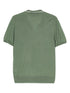 Wave fine-knit polo shirt